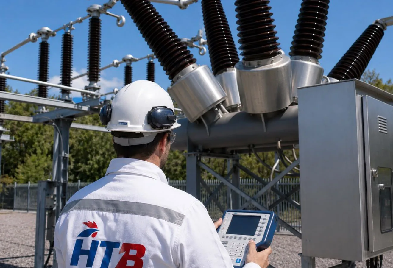 Essais sur les traversées d'un disjoncteur HTB
