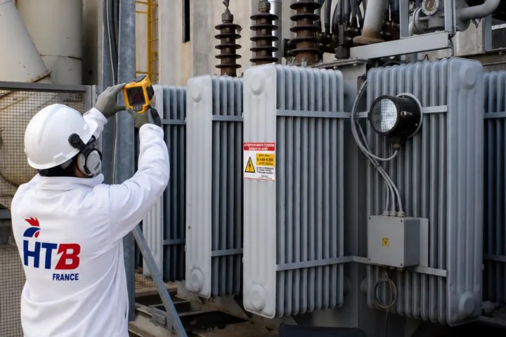 Mesures électriques sur un transformateur HTB